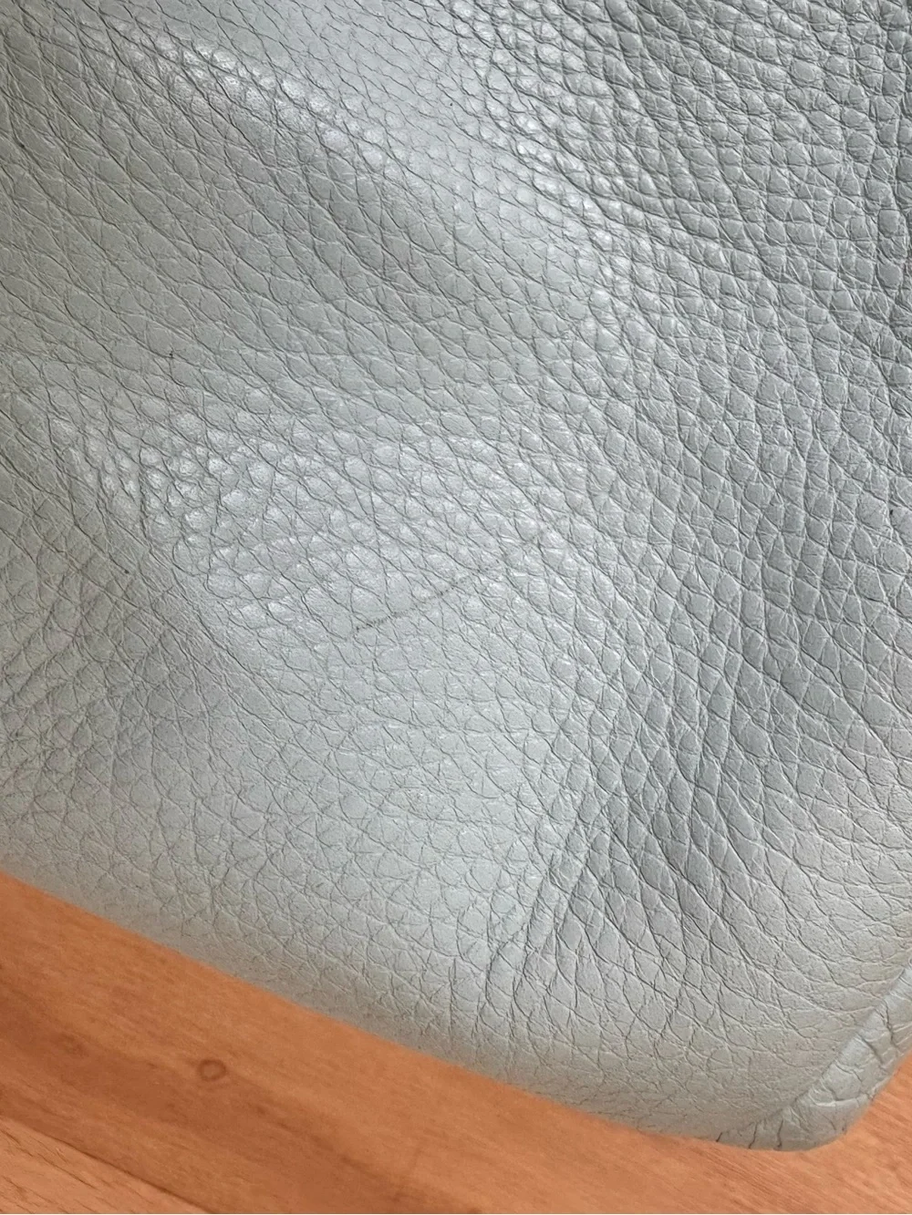 Coach Phoebe Madison hobo shoulder bag handbag light baby blue leather 26224